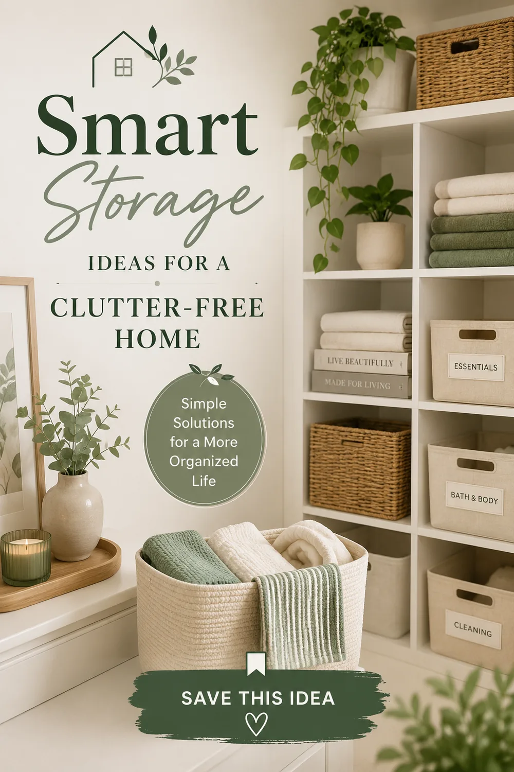 Smart Storage Ideas for a Clutter-Free Home
